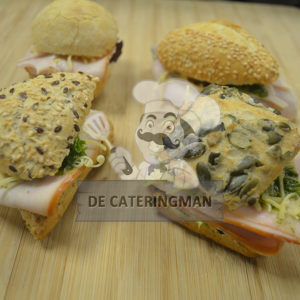 Mini Broodje Gerookte Kipfilet