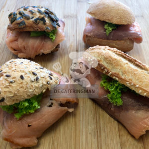 Mini Broodje Gerookte Zalm