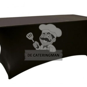 Buffettafel 1,80 mtr. - Incl. zwarte Rok