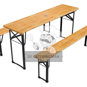 Bierbank set Incl. 2 Bankjes