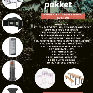 Feest / Buurtfeest Pakket - Brons