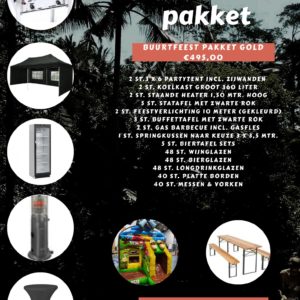 Feest / Buurtfeest Pakket - Gold