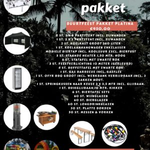 Feest / Buurtfeest Pakket - Platina