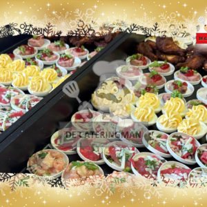 Hapjes Plateau Silver - Feestdagen